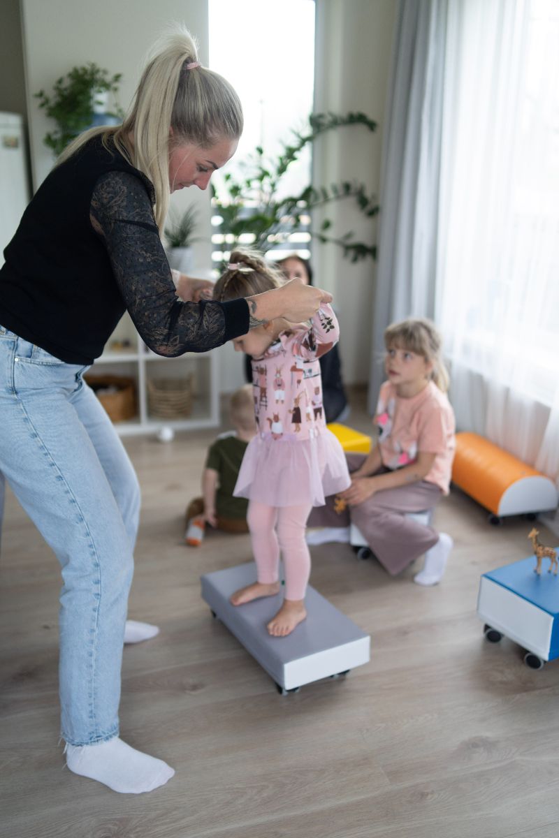 Rollerboard Tiny - Soft Play on Wheels gelb