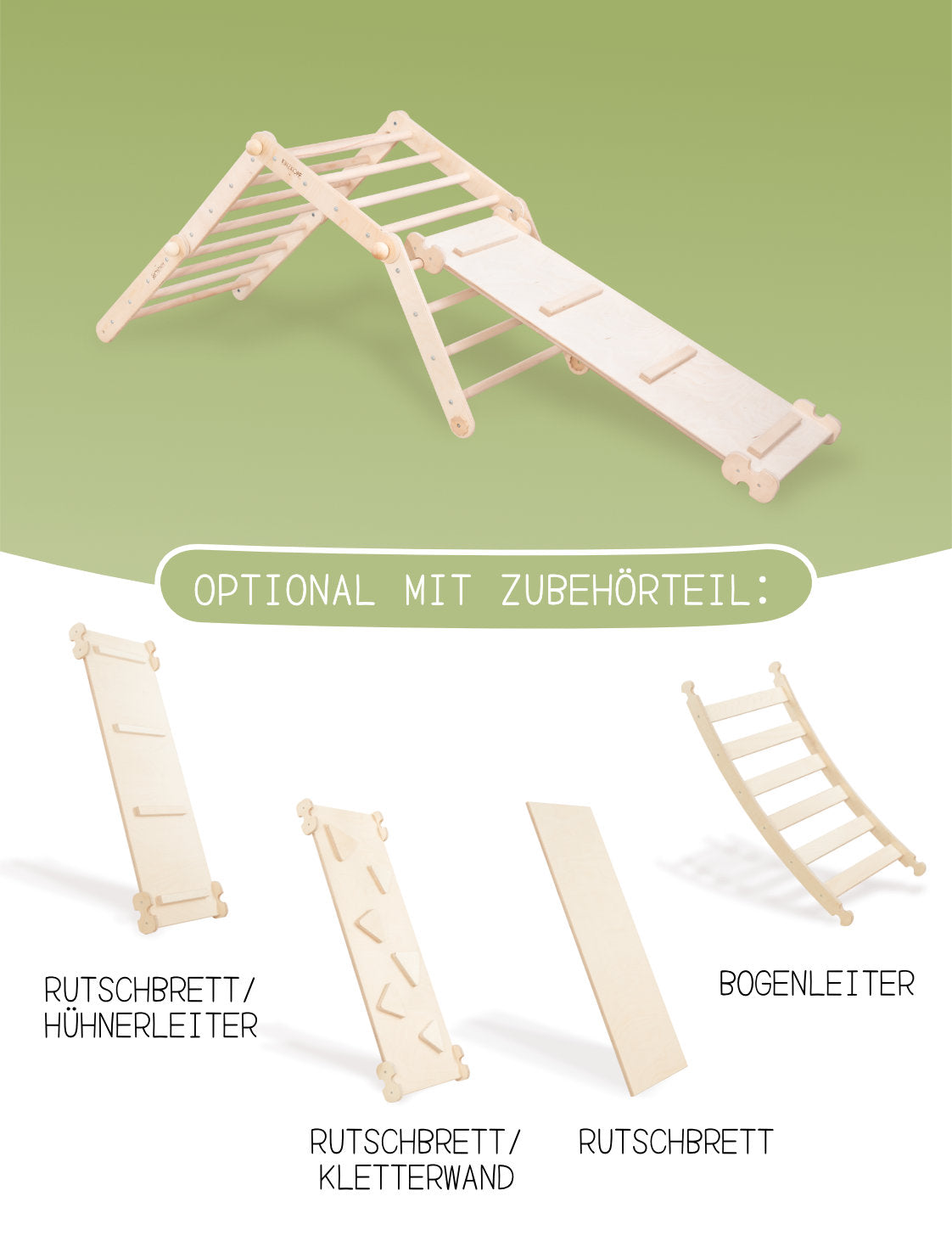 ZAUBERKETTE mit Rutsche/Kletterwand