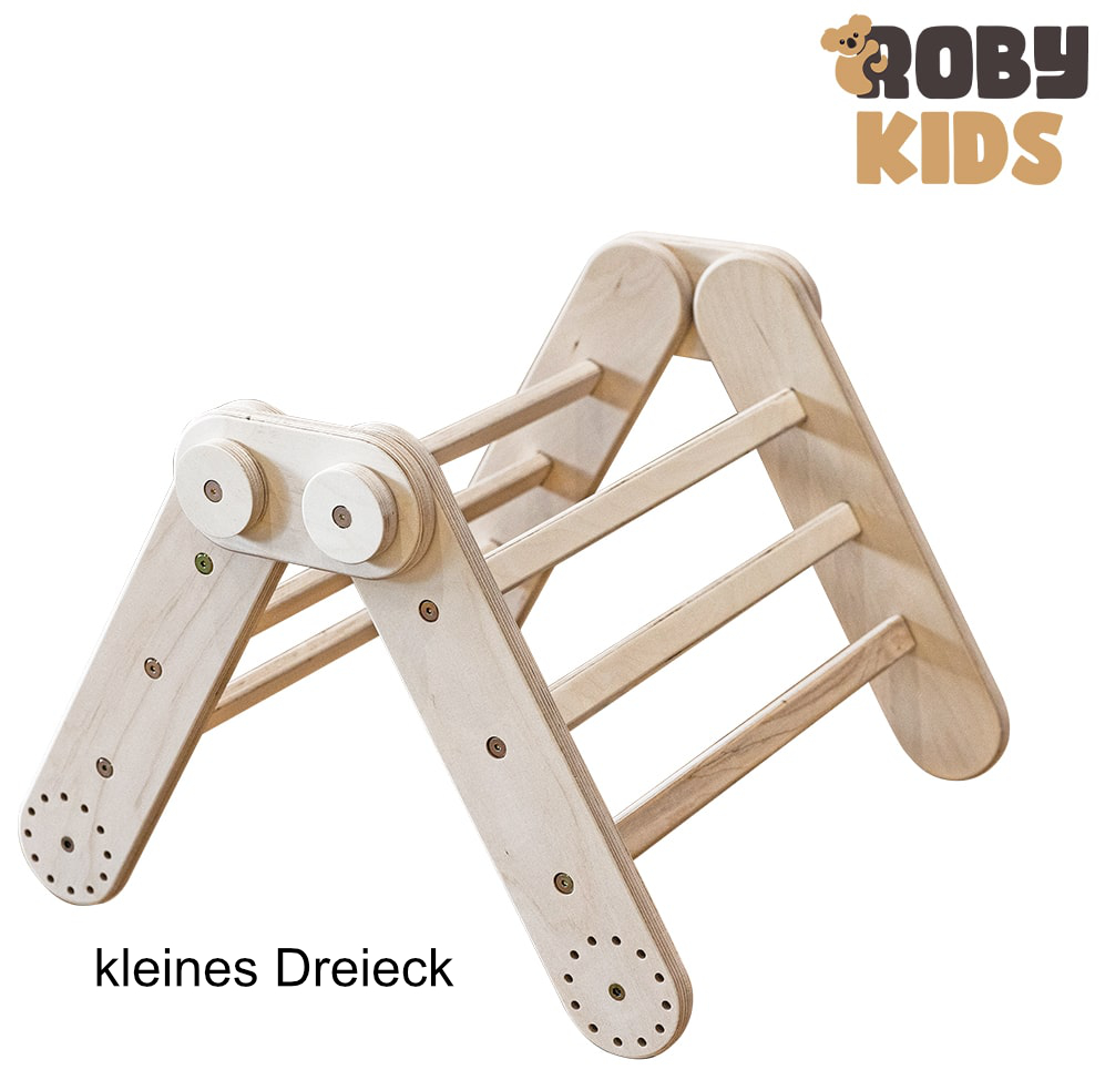 Modulares Klettersystem von Roby-Kids - individuell und erweiterbar kleines Kletterdreieck