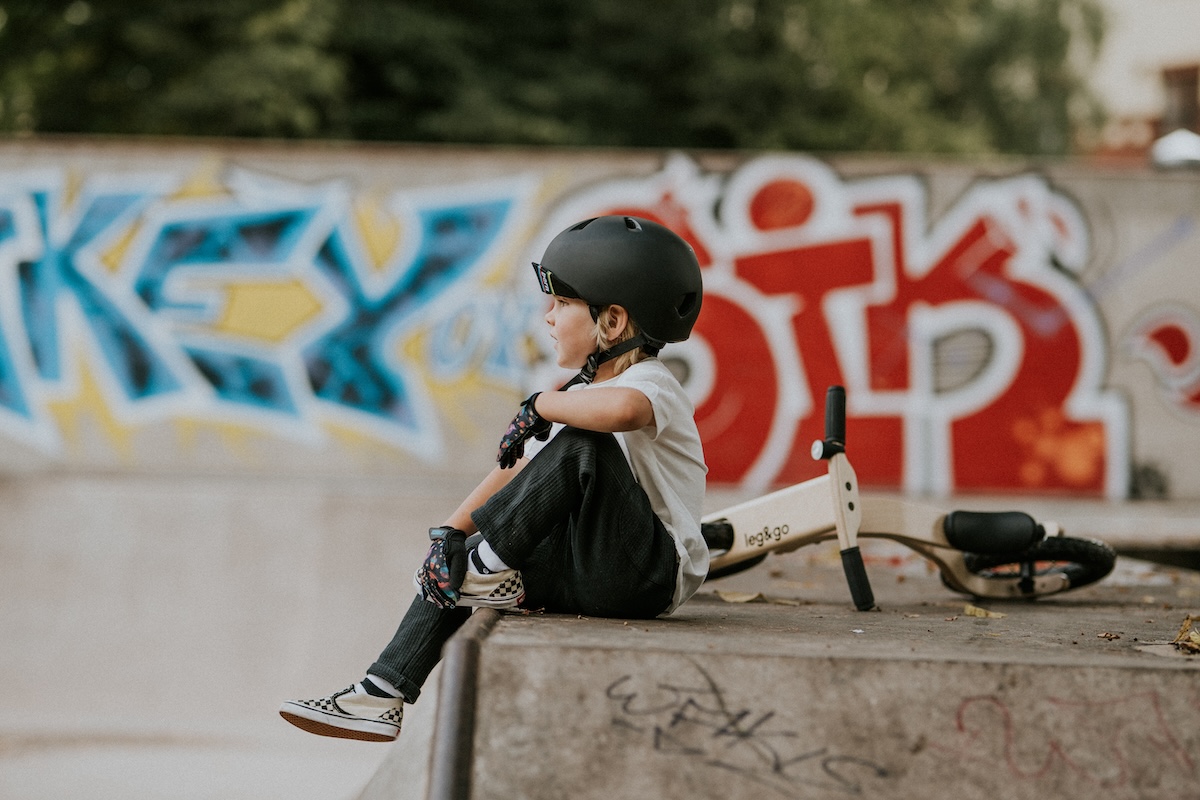 Balance Bike 3in1 aus Holz - mitwachsendes Laufrad für Kinder ab 6 Monaten bis 6 Jahre nur das Laufrad