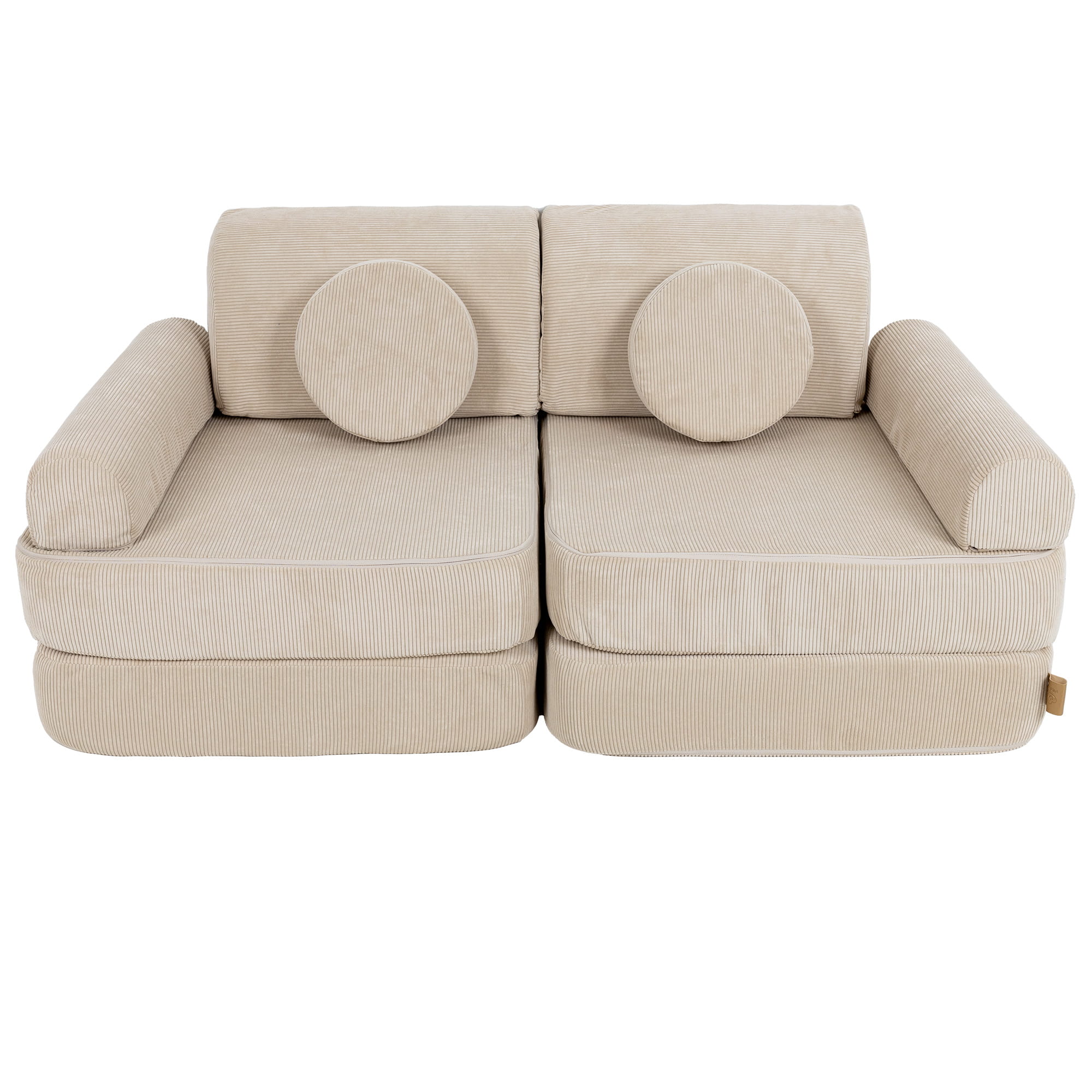 MeowBaby Spielsofa Mini Plus Cord Premium - beige